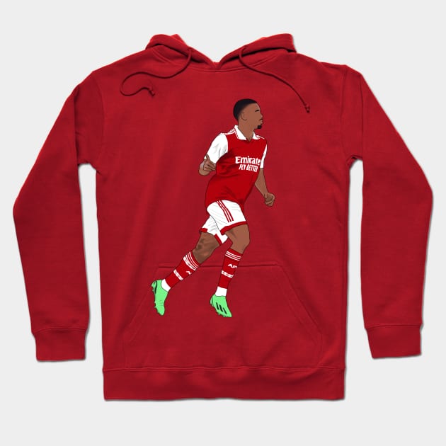 Gabby Jesus Arsenal Hoodie by Hevding